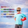 GIETIOS Superhero Masks for Kids Party Cosplay Dress Up Superhero Eye Masks for Halloween Christmas Birthday 25Pcs