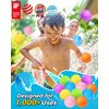 SOPPYCID Reusable Water Bomb balloons, Summer Toy Water Toy for Boys and Girls, Pool Beach Toys for Kids ages 3-12, Outdoor Activities Water Games Toys Self Sealing Water Splash Ball for Fun(16Pack)