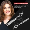 Suvorna Hair Cutting Scissors Professional with Thinning Shears for Hair Cutting | 2 Pcs Hair Cutting Shears | RightHand Professional Hair Scissors | Barber Shears Set | Hair Shears Professional
