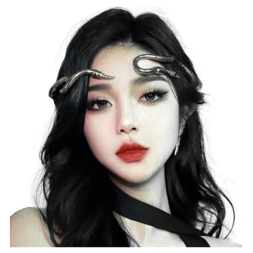 JKQBUX Bendable Snake Headpiece for Women Adjustable Punk Flexible Multi-Purpose Medusa hair Headbands Hollween Accessory