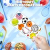 101 PCS Sports Ball Temporary Tattoos Themed Birthday Party Decorations Favors Supplies Decor Cute Basketball Football Baseball Soccer Tattoo Stickers Gifts For Boys Girls Class Prizes Carnival