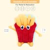 SuzziPals Heatable & Coolable French Fries Plush, Microwavable Heating Pad Stuffed Animal, Cute Plushies Heating Pads for Cramps & Pain, French Fries Plush Toys for Anxiety, French Fries Gifts