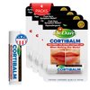Dr. Dan's Cortibalm- 4 Pack - for Dry Cracked Lips - Healing Lip Balm for Severely Chapped Lips - Designed for Men, Women and Children