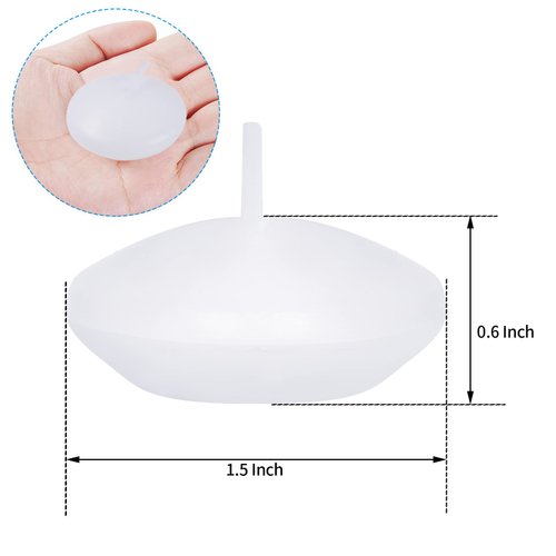 20 Pcs Floating Candles Centerpieces, 1.5 Inch Unscented Floating Candles Small Decoration, Floating Candles Vases for Valentine's Day, Thanksgiving, Wedding, Holiday, Parties and Home Decor