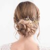 Barode Bride Wedding Hair Pins Blue Crystal Bridal Headpieces Hair Accessories for Women and Girls Pack of 2 (Blue)