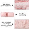 Ondder 2 Pcs Bear Ears Skincare Headbands Cure Makeup Headband Pink Spa Headband for Washing Face White Face Wash Headband Facial Headband Head Band Hair Band for Makeup Cosmetic Spa Party