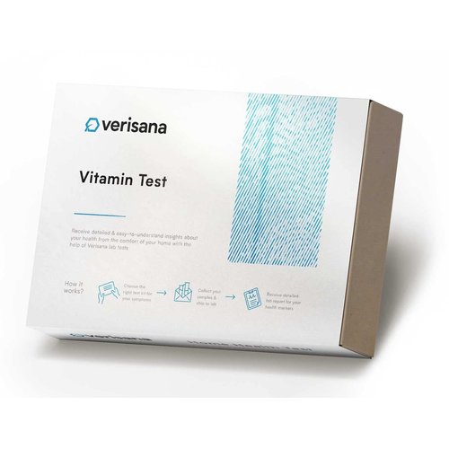 Verisana Vitamin Test – Check 3 Essential Vitamins – Vitamin D and Vitamin B9 & B12 – Easily & Conveniently from Home –Analysis by CLIA-Certified Lab