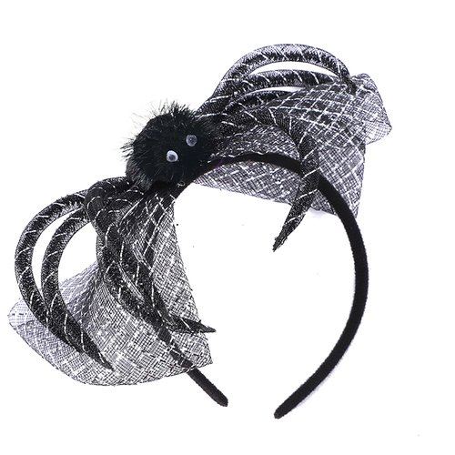 HOXIEYA Halloween Headband Spider Web Headbands - Cute Spider with Mesh Design Hairband Halloween...