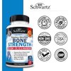 Bone Strength Calcium Supplement - With Calcium, Vitamin D3, K2, C, Magnesium, Zinc - 8 Bone-Building Nutrients, High Absorption, Non-Constipating Formula - 120 Veggie Capsules for Optimal Bone Health