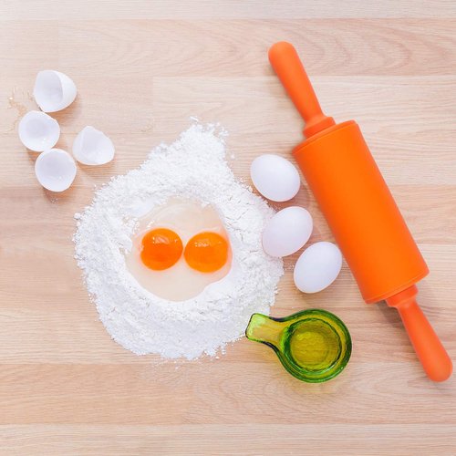 STOBOK Children Rolling Pin Plastic Clay DIY Dough Tools Kit Extruder Tools 3pcs (Random Color)