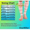 Doc Miller Calf Compression Sleeve Men and Women - 20-30mmHg Shin Splint Compression Sleeve Recover Varicose Veins, Torn Calf and Pain Relief - 1 Pair Calf Sleeves White and Orange - Medium Size