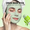 BACHERI 2 Pcs Green Tea Mask Stick, Blackhead Remover Mask with Green Tea Extract, Green Mask Stick for Deep Pore Cleansing, Moisturizing, Oil Controlling