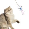 balacoo 4 Pcs Cat Teaser Wand Refill Kit, Butterfly Dragonflies Bee Teaser Toys Replacement for Cat Teaser Wand, Kitten Exercise Toys for Cat Dog Puppy