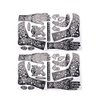 Leadigol 2 Sheets Tattoo Kit, Body Art Templates, DIY Tattooing Template Temporary Stickers Body Painting, India Henna Template Hand Body Art Stickers, Henna Body Art Templates