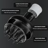 Universal Diffuser Hair Dryer Attachment:Hair Diffuser For Curly Hair,Curly Hair Diffuser,Black Hair Diffuser Attachment For Hair Dryer Nozzles From 1.7 To 2.1