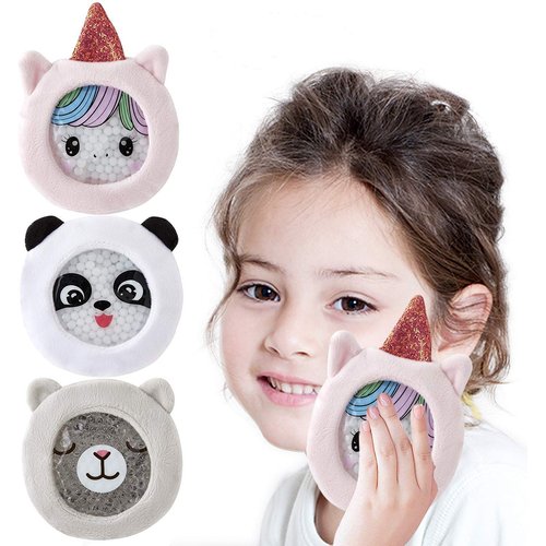 Hot Packs & Ice Packs for Injuries Reusable (3 Pack) – Cute Reusable Ice Pack & Warm Compress Animals Set – Use As Cold Packs for Injuries, Hot Compress, Flexible Ice Pack or Lunch Cold Pack for Kids