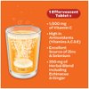 Airborne Zesty Orange Effervescent Tablets, 10 count - 1000mg of Vitamin C - Immune Support Supplement (Pack of 5)