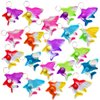 Roaqua 30 Packs Bulk Mini pop Shark Fidget Gifts for Holiday Boys and Girls Kids Party Supplies and Classroom Students Prize