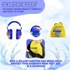 ZOHAN EM030 Kids Ear Protection Safety Ear Muffs, [Upgraded] Hearing Protectors for Children Have Sensory Issues, Adjustable Noise Reduction Earmuffs for Concerts, Fireworks, Air Shows