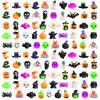 100Pcs Halloween Kawaii Squishies,Mini Mochi Squishy Squeeze Toys Stress Reliever Anxiety Packs for Kids Halloween Party Favors (Halloween)