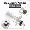 HIMARKLIF Upgrade Aluminum Engine Oil Cooler Inlet Connector Compatible With Land Rover Sport LR4 Range Rover Replace# LR030593 C2Z18658 LR028136 LR011997