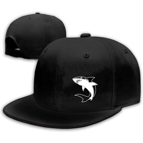 Tijeyi Flat Bill Hats for Men Snapback Hat Mens Hats and Caps Adjustable Baseball Cap Fishing Black