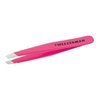Tweezerman Stainless Steel Mini Slant Tweezer, Flamingo Pink, 2.76 x 0.39 inches