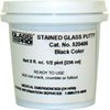 Glass Pro Stained Glass Putty Black 1/2 Pint
