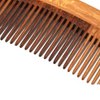 TAN MUJIANG Women Hair Comb Natural Wood Scalp Massage Laquar 2-9 1pc
