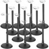 Yaocom 12 Pcs Doll Stands for 8 to 14 Inches Adjustable Dolls Figure Stand Display with Expandable Waist Wire Action Doll Stands Display Rack for Home Shop Birthday Party Favor(Black)