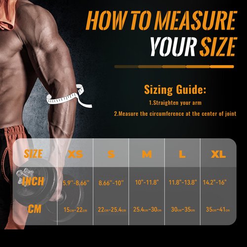 Copper Elbow Sleeve,Elbow Compression Sleeve, Elbow Brace For Tendonitis and Tennis Elbow,Golfers, Arthritis, Bursitis. Elbow Pain Relief,Weightlifting, Fit for Men & Women