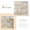 Latious Silver Bride Wedding Hair Comb Pearl Bridal Hair Clip Rhinestones Hair Piece Decorative Hair Accessories for Women and Girls