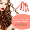 WILLBOND 48 Pieces Plastic Pink Perm Rods Long Variety Hair Perm Rods Hair Curling Roller Rods for Women Hair Hairdressing Styling Tools
