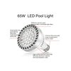 Broadroad LED Pool Light Bulb 120V 65W Daylight White 6000K Swimming Pool 6000LM Pool Light Bulb Replacement for Most Pentair Hayward Light Fixtures (Pool 65W)
