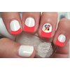 Red Polka Dot French Tips and Nail Art Decals