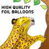 4PCS Gold Leopard Balloons Foil Cheetah Shaped Animal Balloons Jungle Theme Jungle Party Balloon Birthday Party Safari Zoo Jungle Theme Cheetah Balloon Leopard