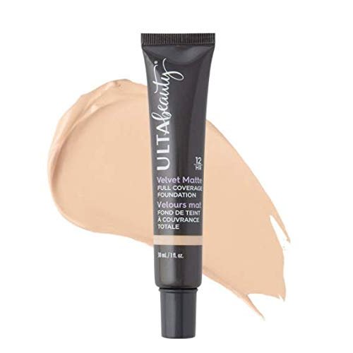 Ulta Beauty Velvet Matte Long-Lasting Cream Foundation, Light Cool, 1 Fluid Ounce