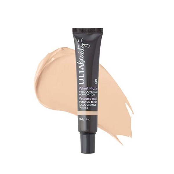 Ulta Beauty Velvet Matte Long-Lasting Cream Foundation, Light Cool, 1 Fluid Ounce