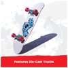 TECH DECK, Santa Cruz Handboard, Authentic Mini Skateboards, Kids Toys for Boys & Girls, Ages 6 and up (Hands Use Only)