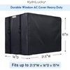 KylinLucky Window Air Conditioner Unit Cover - AC Covers for Outside (21.5W x 16D x 15H inches)