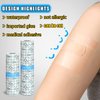 6 Rolls Transparent Stretch Adhesive Bandages Waterproof Tape Clear Protective Bandage Dressing Tape Transparent Film Dressing Tape 2 Sizes (6 Inch x 2.2 Yard, 8 Inch x 2.2 Yard)