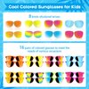 Kids Sunglasses Bulk Party Favors - 16 Packs Boys Girls Sunglasses for Kids Age 3-8 with UV 400 Protection, Neon Sunglasses for Kids Party Beach Pool Birthday Party Supplies, Great Gift for Kids