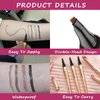 Eyebrow Pencil Light Brown Microblading Eyebrow Pen Eyebrow Makeup 4 point Lift & Snatch Brow Pen Mothers Day Gifts Waterproof Natural Looking Long Lasting Eye Makeup (Light Brown 01#)