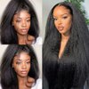 Clip in Hair Extensions Kinky Straight Wavy Hair 100% Unprocessed Human Hair Full Head Yaki Thick End 8 Pieces/Lot 135g with 18 Clips (22")