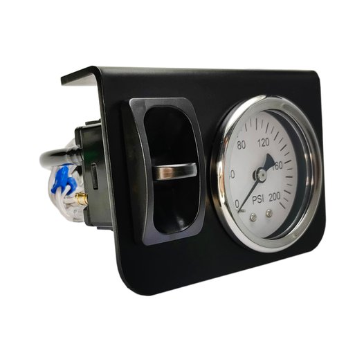 in Cab Single Air Gauge Control Kit with Electric Paddle Switch for Air Suspension Kit