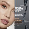 Eyebrow Pencil,Ultrafine Tip,Eyebrow Pencil Waterproof And Long-Lasting,Eyebrow Pen Dual-Sided,Shapes, Defines,With Eyebrow Brush(2PC101)