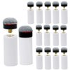 Ltvystore 13mm Soft Grey Cue Tips Billiard Replacement Screw-on Tips with White Pool Cue Stick Ferrules, Durable Professional Snooker Cue Replacement Parts Stick Repair Tool Set, Pack of 30 (13mm)