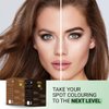 Mina ibrow Hair Color Refill Pack Dark Brown|Natural Professional Spot coloring Hair Tinting Powder, Water and Smudge Proof