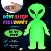 CroBlissful 50 Pcs Mini Alien Figures Colorful Little Alien Figurines for Halloween Party Favors Hide and Seek Rubber Tiny Aliens Toy Mini Alien Action Figure for Halloween Birthday Goodie Bag