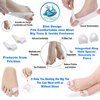 Bunion Corrector and Hallux Valgus Pain Relief Kit | Orthopedic Big Toe Straightener | Adjustable Splint Protective Sleeves | Toe Separator Spacer, Splint Correction Aid for Women,Men - 11 Pack